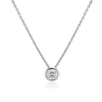 Diamond Luna Pendant